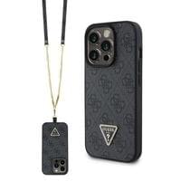Гръб Guess PU 4G Strass Triangle Metal Logo Case /... - 1 Гръб Guess PU 4G Strass Triangle Metal Logo Case /... - 1