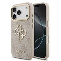 Кейс Guess за iPhone 18 Pro / 17 Pro, PU Leather 4G Metal... - 1