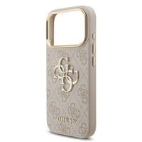 Кейс Guess за iPhone 18 Pro / 17 Pro, PU Leather 4G Metal... - 4 Кейс Guess за iPhone 18 Pro / 17 Pro, PU Leather 4G Metal... - 4