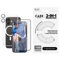 Комплект CARE за iPhone 16 Plus, Bundle, Flagship 3in1 w.... - 1 Комплект CARE за iPhone 16 Plus, Bundle, Flagship 3in1 w.... - 1