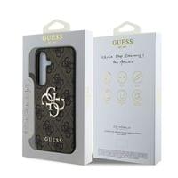 Гръб Guess за Samsung Galaxy S25, PU, 4G Metal Logo Case,... - 2