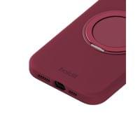 Гръб Holdit Silicone MagSafe Stand за iPhone 15 - Red Velvet - 2