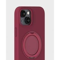 Гръб Holdit Silicone MagSafe Stand за iPhone 15 - Red Velvet - 3 Гръб Holdit Silicone MagSafe Stand за iPhone 15 - Red Velvet - 3