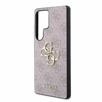 Гръб Guess за Samsung Galaxy S25 Ultra, PU, 4G Metal Logo... - 4