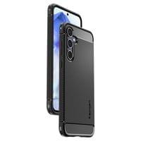 Гръб Spigen Rugged Armor за Samsung Galaxy A55 - Черен - 2 Гръб Spigen Rugged Armor за Samsung Galaxy A55 - Черен - 2