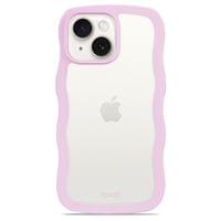 Гръб Holdit Wavy Case iPhone за 15/14/13 - Лилава рамка - 1 Гръб Holdit Wavy Case iPhone за 15/14/13 - Лилава рамка - 1