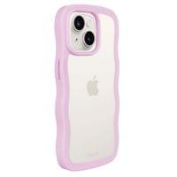 Гръб Holdit Wavy Case iPhone за 15/14/13 - Лилава рамка - 2 Гръб Holdit Wavy Case iPhone за 15/14/13 - Лилава рамка - 2