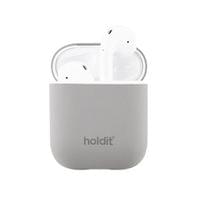 Kaлъф Holdit Silicone Case за AirPods 1/2 - Сив - 1 Kaлъф Holdit Silicone Case за AirPods 1/2 - Сив - 1