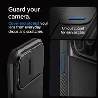 Гръб Spigen Optik Armor MagSafe за iPhone 16 Pro Max - Черен - 4