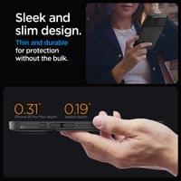 Гръб Spigen Optik Armor MagSafe за iPhone 16 Pro Max - Черен - 13