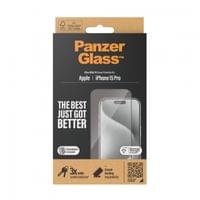 Стъклен протектор PanzerGlass за Apple iPhone 15 Pro UWF wA - 3 Стъклен протектор PanzerGlass за Apple iPhone 15 Pro UWF wA - 3