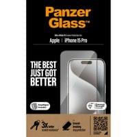 Стъклен протектор PanzerGlass за Apple iPhone 15 Pro UWF wA - 2 Стъклен протектор PanzerGlass за Apple iPhone 15 Pro UWF wA - 2
