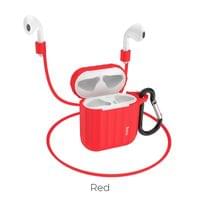 Калъф Hoco за Airpods/Airpods 2 WB10 - Червен - 2 Калъф Hoco за Airpods/Airpods 2 WB10 - Червен - 2