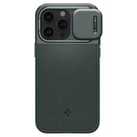 Гръб Spigen Optik Armor MagSafe за iPhone 15 Pro Max - Зелен - 6