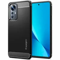 Гръб Spigen Rugged Armor за Xiaomi 12 Lite - Черен - 2 Гръб Spigen Rugged Armor за Xiaomi 12 Lite - Черен - 2