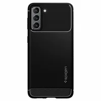 Гръб Spigen Rugged Armor за Samsung Galaxy S21 - Черен - 1