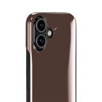 Гръб Holdit Puffy за iPhone 16 - Chocolate - 2 Гръб Holdit Puffy за iPhone 16 - Chocolate - 2