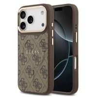 Гръб Guess PU Leather 4G Gold Frame MagSafe Case за... - 1