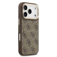 Гръб Guess PU Leather 4G Gold Frame MagSafe Case за... - 3