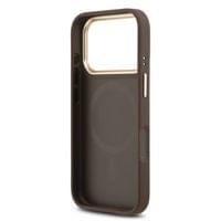 Гръб Guess PU Leather 4G Gold Frame MagSafe Case за... - 5