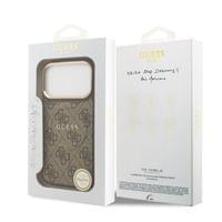 Гръб Guess PU Leather 4G Gold Frame MagSafe Case за... - 6
