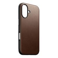 Гръб Nomad Modern Leather за iPhone 16 - Кафяв - 4