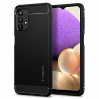 Гръб Spigen Rugged Armor за Samsung Galaxy A32 5G - Черен - 2