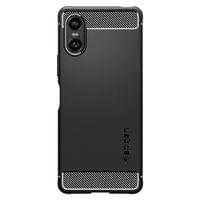 Гръб Spigen Rugged Armor за Sony Xperia 10 VI - Черен - 1