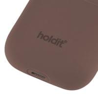Kaлъф Holdit Silicone Case за  AirPods 1/2 - Dark Brown - 2