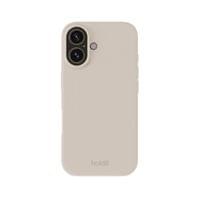Гръб Holdit Silicone Case за iPhone 16 - Light Beige - 1