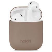 Kaлъф Holdit Silicone Case за  AirPods 1/2 - Mocha Brown - 1