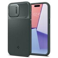 Гръб Spigen Optik Armor MagSafe за iPhone 15 Pro- Зелен - 1 Гръб Spigen Optik Armor MagSafe за iPhone 15 Pro- Зелен - 1