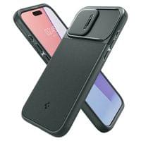 Гръб Spigen Optik Armor MagSafe за iPhone 15 Pro- Зелен - 9 Гръб Spigen Optik Armor MagSafe за iPhone 15 Pro- Зелен - 9