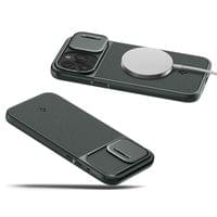 Гръб Spigen Optik Armor MagSafe за iPhone 15 Pro- Зелен - 8 Гръб Spigen Optik Armor MagSafe за iPhone 15 Pro- Зелен - 8