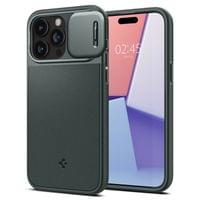 Гръб Spigen Optik Armor MagSafe за iPhone 15 Pro- Зелен - 7 Гръб Spigen Optik Armor MagSafe за iPhone 15 Pro- Зелен - 7