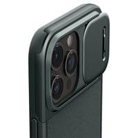 Гръб Spigen Optik Armor MagSafe за iPhone 15 Pro- Зелен - 2 Гръб Spigen Optik Armor MagSafe за iPhone 15 Pro- Зелен - 2