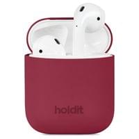 Kaлъф Holdit Silicone Case за  AirPods 1/2 - Red Velvet - 1