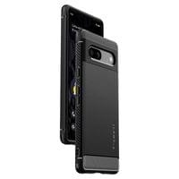 Гръб Spigen Rugged Armor за Google Pixel 7a - Черен - 7
