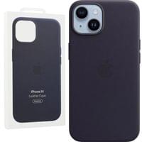 Оригинален гръб Apple Leather Magsafe Cover за iPhone 14... - 2 Оригинален гръб Apple Leather Magsafe Cover за iPhone 14... - 2