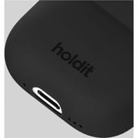 Kaлъф Holdit за AirPods 4, Silicone Case, Черен - 2 Kaлъф Holdit за AirPods 4, Silicone Case, Черен - 2