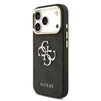 Кейс Guess PU Leather 4G Metal Logo Gold Frame Case за... - 2