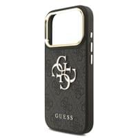 Кейс Guess PU Leather 4G Metal Logo Gold Frame Case за... - 4