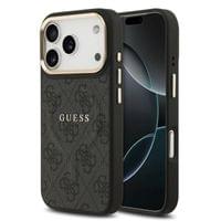 Гръб Guess PU Leather 4G Gold Frame MagSafe Case за... - 2
