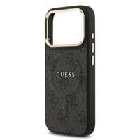 Гръб Guess PU Leather 4G Gold Frame MagSafe Case за... - 4