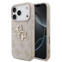 Кейс Guess за iPhone 18 Pro / 17 Pro, PU 4G Metal Logo... - 1