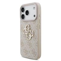 Кейс Guess за iPhone 18 Pro / 17 Pro, PU 4G Metal Logo... - 2