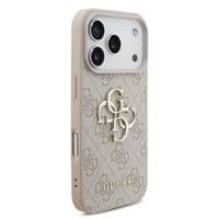Кейс Guess за iPhone 18 Pro / 17 Pro, PU 4G Metal Logo... - 3