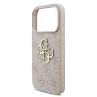 Кейс Guess за iPhone 18 Pro / 17 Pro, PU 4G Metal Logo... - 4