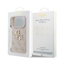 Кейс Guess за iPhone 18 Pro / 17 Pro, PU 4G Metal Logo... - 6