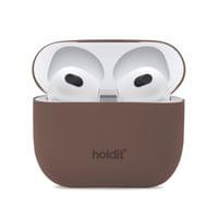 Kaлъф Holdit Silicone Case за  AirPods 3 - Dark Brown - 1